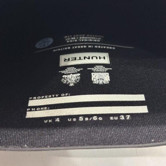 Hunter Boots - Big Kids Original (Women's US 7) - Picture 6 of 6